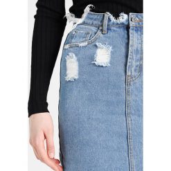 Spódniczki: Missguided Tall BUSTED MIDI Spódnica ołówkowa blue denim