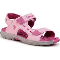 Sandały TIMBERLAND - Moss Jump 2 Strap Sandal TB0A2AJ3X821 Light Pink Nubuck. Różowe sandały dziewczęce Timberland, z tworzywa sztucznego, bez zapięcia. Za 219,00 zł.