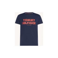 T-shirty z krótkim rękawem Tommy Hilfiger MW0MW09821 TEE. Niebieskie t-shirty męskie TOMMY HILFIGER, s, bez wzorów, bez kołnierzyka, krótkie. Za 164,24 zł.