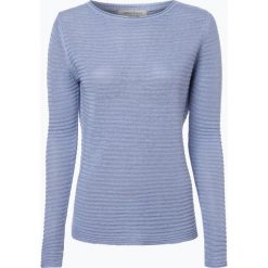 Apriori - Sweter damski z lnu, niebieski. Niebieskie swetry klasyczne damskie marki Apriori, l. Za 89,95 zł.