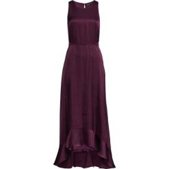 Sukienka maxi bonprix czarny bez. Fioletowe sukienki damskie bonprix, bez wzorów, bez kołnierzyka, bez rękawów, maxi. Za 179,99 zł.