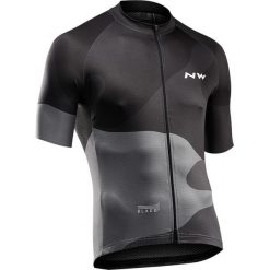 Northwave koszulka rowerowa męska Blade4Jersey Short Sleeves XXL Black. Czarne koszulki męskie Northwave, xxl, z nadrukiem, z jersey, z klasycznym kołnierzykiem, bez rękawów. Za 299,00 zł.