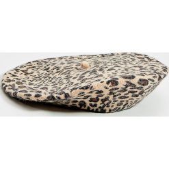 Wełniany beret w panterkę - Wielobarwny. Berety damskie Mohito, bez wzorów, z wełny. Za 49,99 zł.