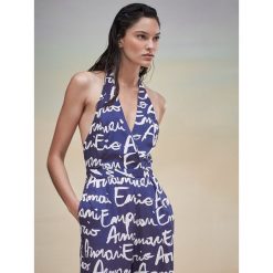 Kombinezon Emporio Armani 262650OP343. Kombinezony damskie Emporio Armani, na plażę, bez wzorów, bez kołnierzyka, bez rękawów. Za 455,00 zł.