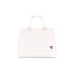 Torebki do ręki Trussardi 75B00660-9Y099999. Białe torebki klasyczne damskie marki Trussardi, bez wzorów, do ręki, bez dodatków. Za 657,74 zł.