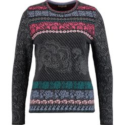 Swetry klasyczne damskie: Ivko INTARSIA PATTERN Sweter anthrazit