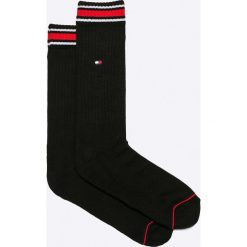 Tommy Hilfiger - Skarpety Iconic (2-pack). Czarne skarpetki męskie TOMMY HILFIGER, z bawełny. Za 54,90 zł.