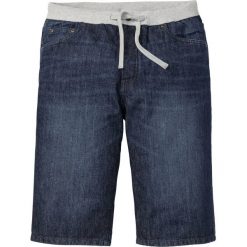 Bermudy dżinsowe Regular Fit bonprix ciemnoniebieski "stone used". Niebieskie jeansy męskie bonprix, m, bez wzorów. Za 109,99 zł.
