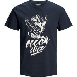 Jack&Jones Męska koszulka Joroctobooze Tee Ss Crew Neck Total Eclipse (rozmiar S). Koszulki męskie Jack&Jones, s, bez wzorów, bez kołnierzyka, bez rękawów. W wyprzedaży za 37,00 zł.
