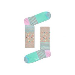 Skarpetki Happy Socks SDO01-1001. Brązowe skarpetki męskie marki Happy Socks, z bawełny. Za 24,43 zł.