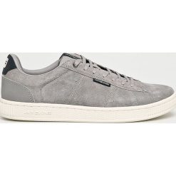 Jack & Jones - Buty. Szare buty sportowe męskie Jack & Jones, ze skóry, na sznurówki. W wyprzedaży za 139,90 zł.