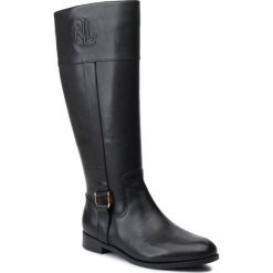 Oficerki LAUREN RALPH LAUREN - Bernadine 802755644001 Black. Czarne kozaki damskie Lauren Ralph Lauren, ze skóry ekologicznej, klasyczne, przed kolano, na wysokim obcasie, na obcasie, bez zapięcia. Za 899,00 zł.