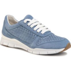 Sneakersy GEOX - D Sukie B D02F2B 00022 C4003 Lt Blue. Niebieskie półbuty damskie Geox, ze skóry. Za 429,00 zł.