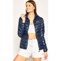 Kurtka puchowa EA7 Emporio Armani 8NTB13 TN12Z 1554. Niebieskie kurtki damskie EA7 Emporio Armani, m, bez wzorów, z puchu, bez kaptura. W wyprzedaży za 559,00 zł.