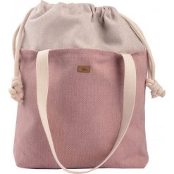 Torebka worek "DUOBAG" materiałowa, kolor różowy. Różowe torebki worki damskie me&BAGS, bez wzorów, z tkaniny, duże, bez dodatków. Za 199,00 zł.