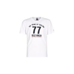 T-shirty z krótkim rękawem Helly Hansen HH NORSE T-SHIRT. Białe t-shirty męskie marki Helly Hansen, s, bez wzorów, bez kołnierzyka, krótkie. Za 119,20 zł.