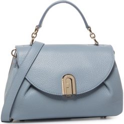 Torebka FURLA - Sleek 1044982 B BZT5 HSF Avio Light g. Niebieskie torebki klasyczne damskie Furla, bez wzorów, ze skóry, klasyczne, bez dodatków. Za 1579,00 zł.