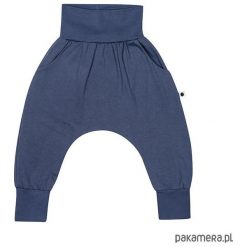 Bawełniane spodnie wiosna/lato -brudny niebieski. Niebieskie spodnie chłopięce marki Pakamera, na lato, z bawełny. Za 65,00 zł.