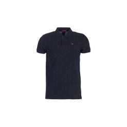 Koszulki polo z krótkim rękawem Scotch Soda AMS BLAUW POLO SHIRT WITH ALLOVER PRINT. Niebieskie koszulki męskie marki Scotch & Soda, s, bez wzorów, z krótkim rękawem. Za 239,00 zł.