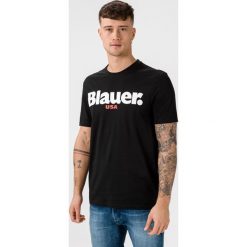 Blauer Koszulka Czarny. Czarne podkoszulki męskie Blauer, xxl, z nadrukiem, z bawełny, bez kołnierzyka, krótkie. Za 223,95 zł.