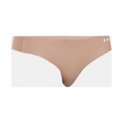 Stringi: Under Armour Stringi damskie Pure Stretch Thong beżowy r. S (1275732-295)