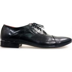 PÓŁBUTY WIZYTOWE DRA M400C CZAR. Buty wizytowe męskie DRAGONET, bez wzorów, ze skóry, wizytowe, bez zapięcia. Za 99,00 zł.