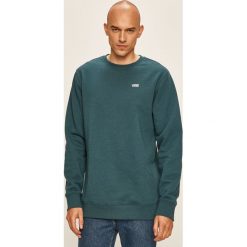 Vans - Bluza. Niebieskie bluzy męskie Vans, s, z aplikacjami, z bawełny, z okrągłym kołnierzem, bez rękawów, bez kaptura. Za 239,90 zł.