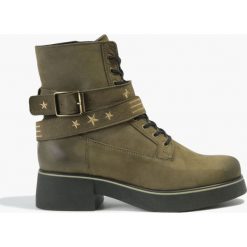Botki damskie: Botki khaki