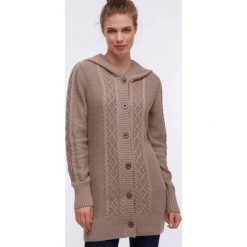 Dreimaster Damski Sweter 34248580 Xl Brązowy. Pomarańczowe swetry damskie Dreimaster, xl, bez wzorów, bez rękawów, bez kaptura. Za 339,00 zł.