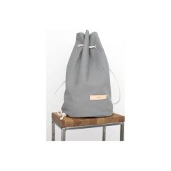Plecaki damskie: TOWNY OWL GREY – WODOODPORNA BAWEŁNIANA SAKWA/PLECAK/WOREK