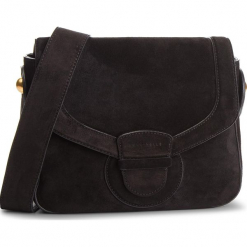 Torebka COCCINELLE - DS1 Vega Suede E1 DS1 12 01 01 Noir 001. Czarne listonoszki damskie marki Coccinelle, ze skóry, na ramię. Za 1399,90 zł.