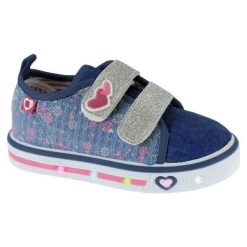 Beppi Tenisówki Dziewczęce Canvas Shoe 25 Niebieskie. Brązowe trampki dziewczęce BEPPI, na lato, bez wzorów, na rzepy. Za 67,00 zł.
