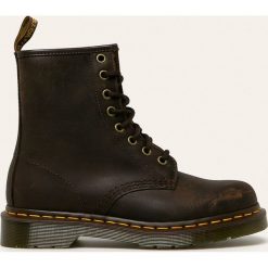 Dr Martens - Workery skórzane. Pomarańczowe workery damskie ze skóry, na sznurówki. Za 699,90 zł.