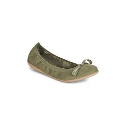 Baleriny LPB Shoes ELLA. Zielone baleriny damskie marki LPB Shoes, bez wzorów, bez obcasa. Za 152,20 zł.