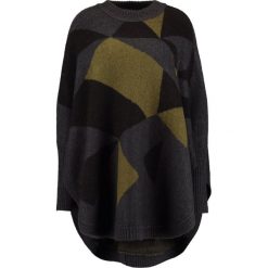 Poncza: Kaffe MARIA Ponczo dark grey melange