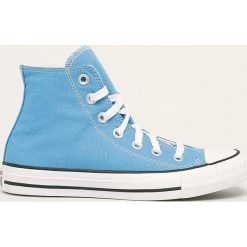 Converse - Trampki. Niebieskie trampki i tenisówki damskie Converse, bez wzorów, z gumy, na sznurówki. Za 299,90 zł.