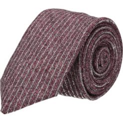 Krawaty męskie: krawat platinum bordo classic 212