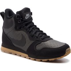 Buty NIKE - Md Runner 2 Mid Prem 844864 006 Black/Black/Gum Light Brown. Czarne sneakersy męskie Nike, na co dzień, bez wzorów, ze skóry ekologicznej, bez zapięcia. W wyprzedaży za 249,00 zł.