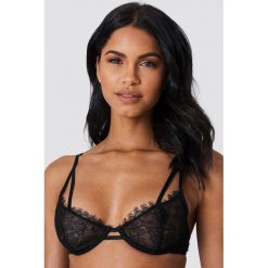 Biustonosze bardotka: NA-KD Lingerie Biustonosz z podwójnymi paskami – Black