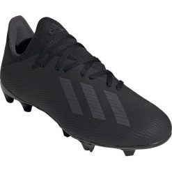 Buty piłkarskie adidas X 19.3 Fg M F35381. Czarne buty sportowe męskie Adidas, z materiału, bez zapięcia, do piłki nożnej. W wyprzedaży za 349,00 zł.