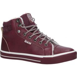 Bordowe trampki ocieplane sznurowane big star bb274007. Czerwone trampki i tenisówki damskie BIG STAR, bez wzorów, ze skóry ekologicznej, na sznurówki. Za 169,99 zł.