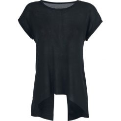 Bluzki damskie: Forplay Back Slit T-Shirt Koszulka damska czarny