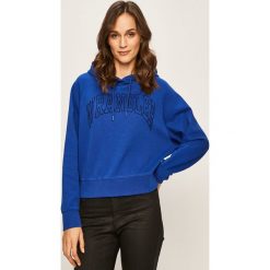 Wrangler - Bluza. Niebieskie bluzy damskie Wrangler, s, z aplikacjami, z bawełny. W wyprzedaży za 169,90 zł.
