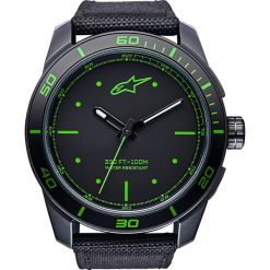 Zegarek TECH WATCH 3H pasek nylonowy czarny ALPINESTARS kolor czarny/zielony, rozmiar OS. Czarne zegarki męskie Alpinestars, ze stali. W wyprzedaży za 329,00 zł.