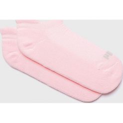 Puma - Skarpetki (2-pack). Różowe skarpetki damskie Puma, bez wzorów, z elastanu. W wyprzedaży za 29,90 zł.
