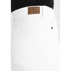 Spódniczki jeansowe: Noisy May NMBE LEXI BUTTON SKIRT Spódnica jeansowa snow white