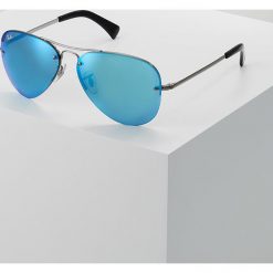 RayBan Okulary przeciwsłoneczne gunmetal light green mirror blue. Szare okulary przeciwsłoneczne damskie Ray-Ban. Za 669,00 zł.