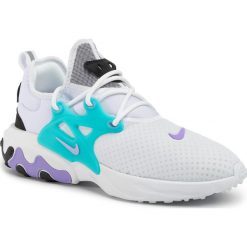 Buty NIKE - React Presto AV2605 101 White/Night Maroon/Black. Białe sneakersy męskie Nike, bez zapięcia. W wyprzedaży za 439,00 zł.