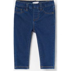Jeansowe tregginsy - Granatowy. Niebieskie legginsy damskie Reserved, bez wzorów, z jeansu. W wyprzedaży za 29,99 zł.