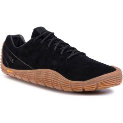 Buty MERRELL - Move Glove Suede J066343 Black. Czarne buty sportowe męskie Merrell, ze skóry, bez zapięcia, do biegania. Za 399,00 zł.